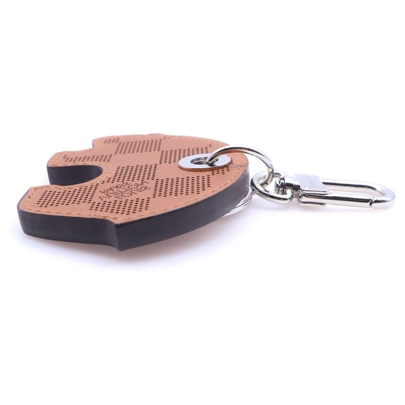 Louis Vuitton Summer Melody Damier Perforated Key Holder Bag Charm Cowhide