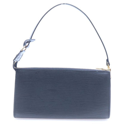 Louis Vuitton Epi Pochette Noir Black Leather Handbag