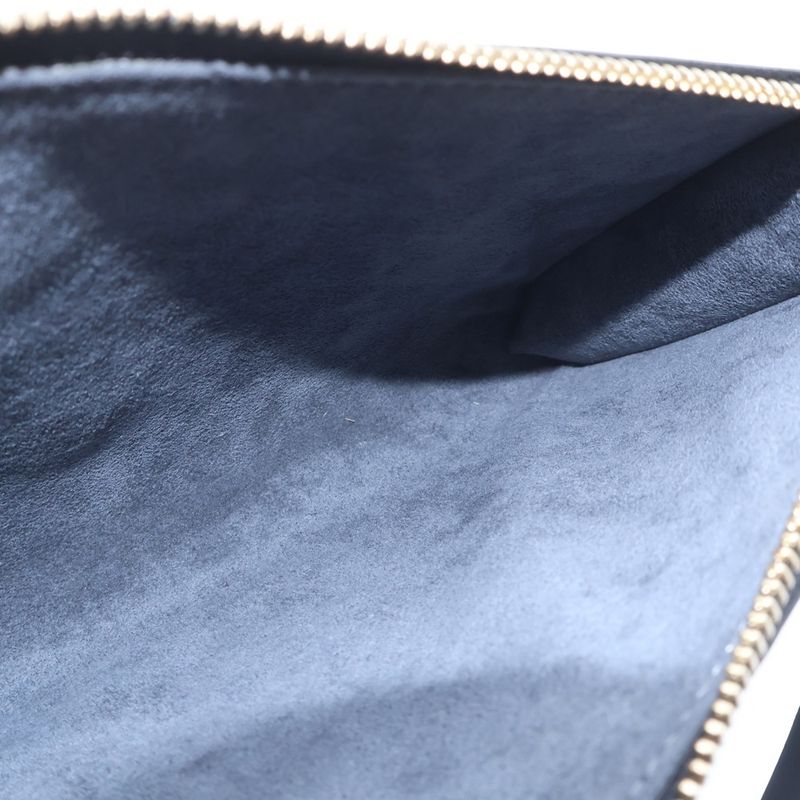 Louis Vuitton Epi Pochette Noir Black Leather Handbag