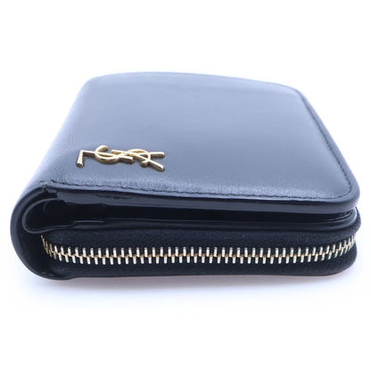 Saint Laurent Paris Tiny Monogram Compact Zip Wallet Bifold Coin Case