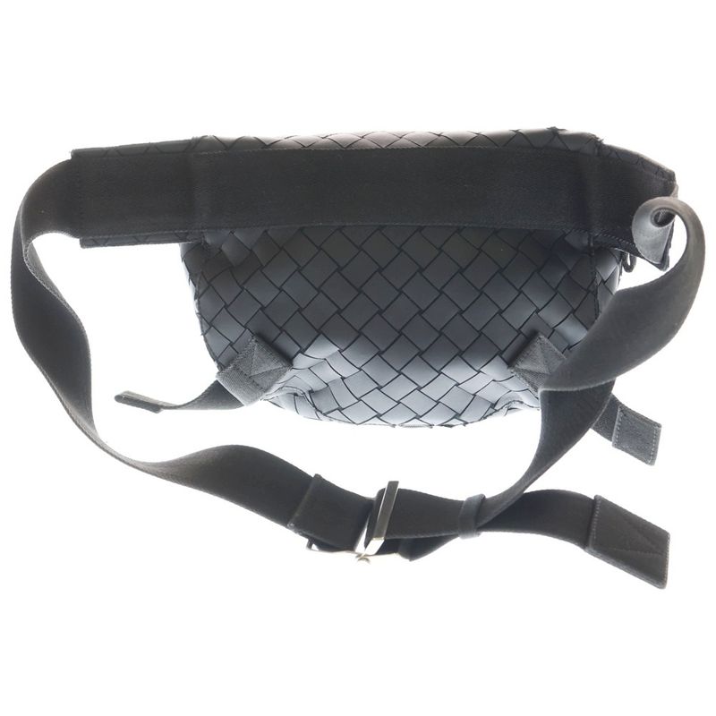 Bottega Veneta Intrecciato Belt Bag Black Leather