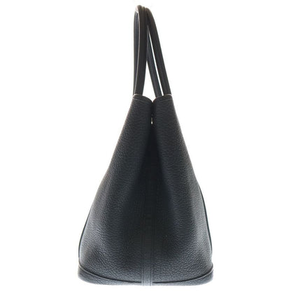 Hermes Garden Party PM Black Negonda Tote Silver