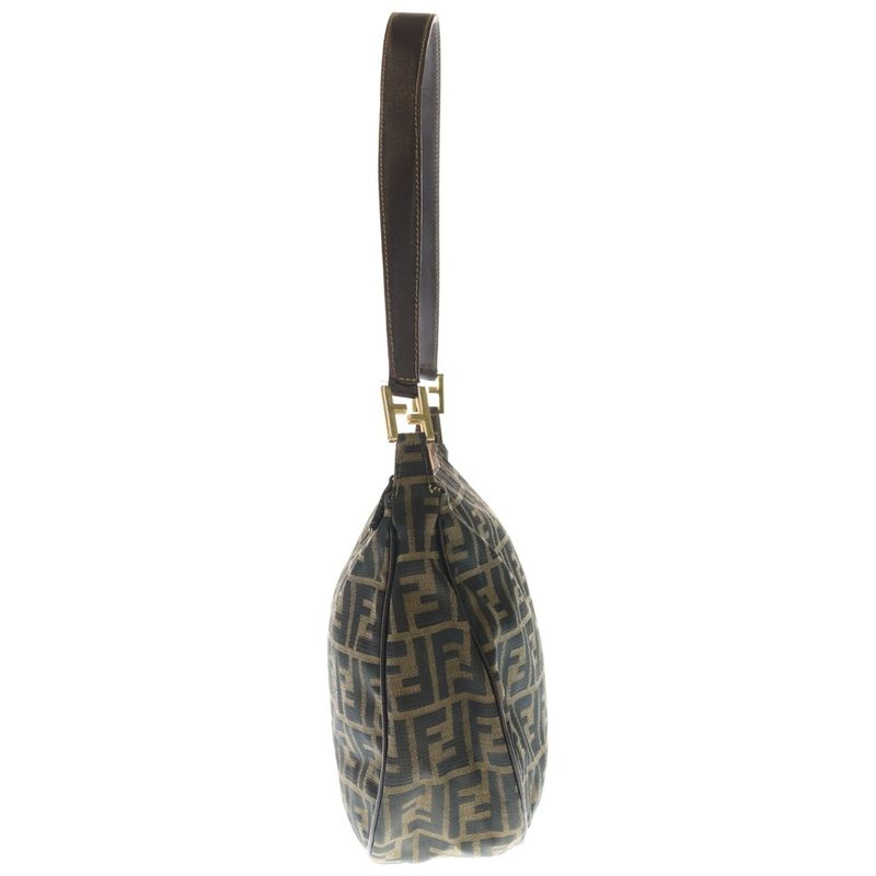 Fendi Zucca Shoulder Back Canvas Brown
