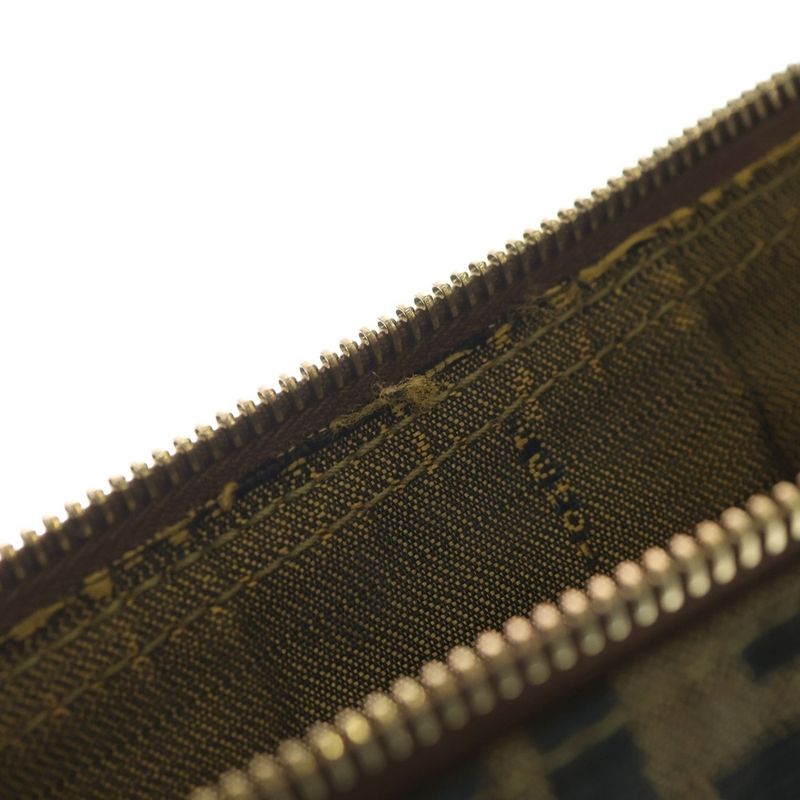 Fendi Zucca Shoulder Back Canvas Brown