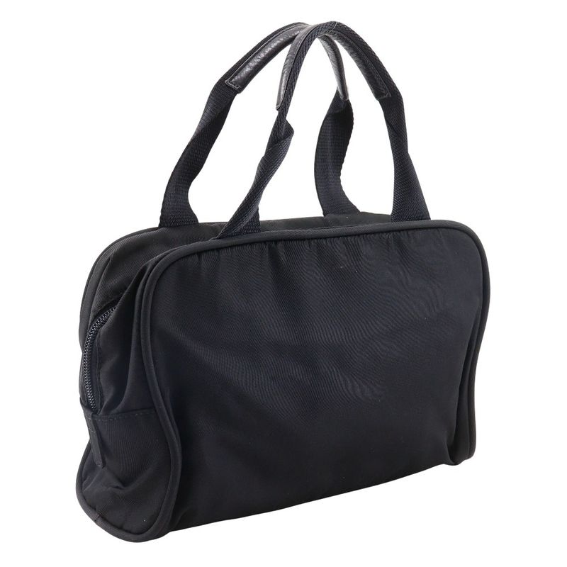 Prada Mini Boston Nylon Black Handbag