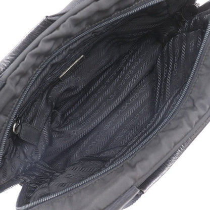 Prada Mini Boston Nylon Black Handbag