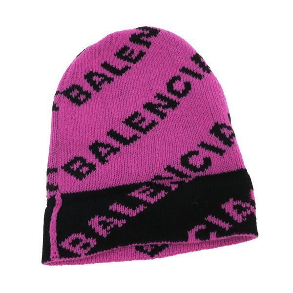 Balenciaga Knit Cap Nylon Wool