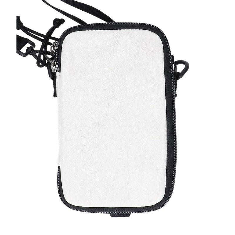 Balenciaga Explorer Shoulder Travel Wallet Leather Pouch ) White