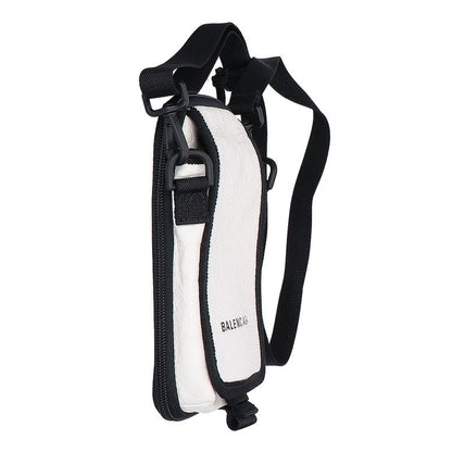 Balenciaga Explorer Shoulder Travel Wallet Leather Pouch ) White