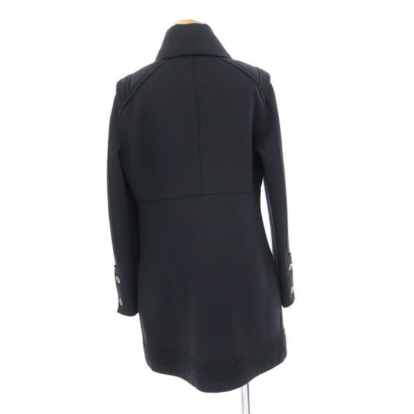 Chanel Coat Wool Black