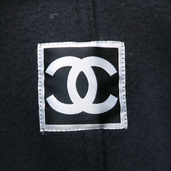 Chanel Coat Wool Black
