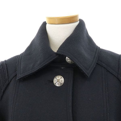 Chanel Coat Wool Black