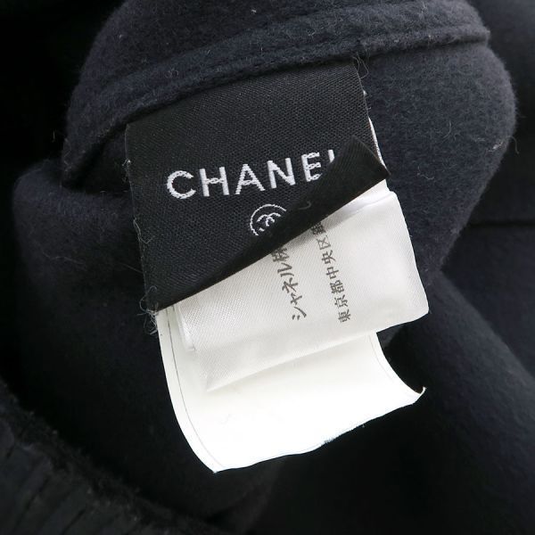 Chanel Coat Wool Black
