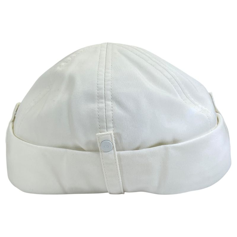 Dior Parley Collaboration Hat Cap Logo Sunshade Cotton Off-white