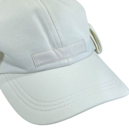 Dior Parley Collaboration Hat Cap Logo Sunshade Cotton Off-white