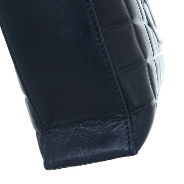 Chanel Chocolate Bar Tote Navy Blue