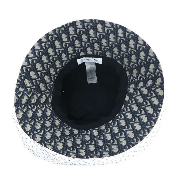 Dior Oblique Teddy-d Hat Navy Blue