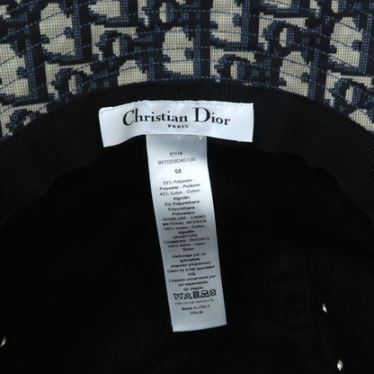 Dior Oblique Teddy-d Hat Navy Blue