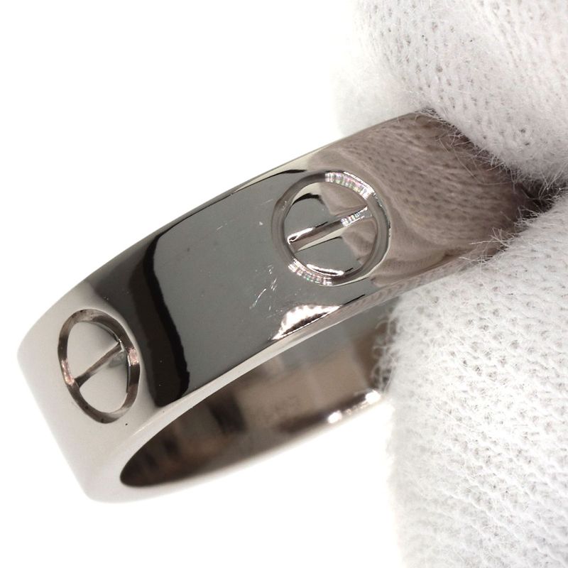 Cartier Love Ring 50 18K White Gold
