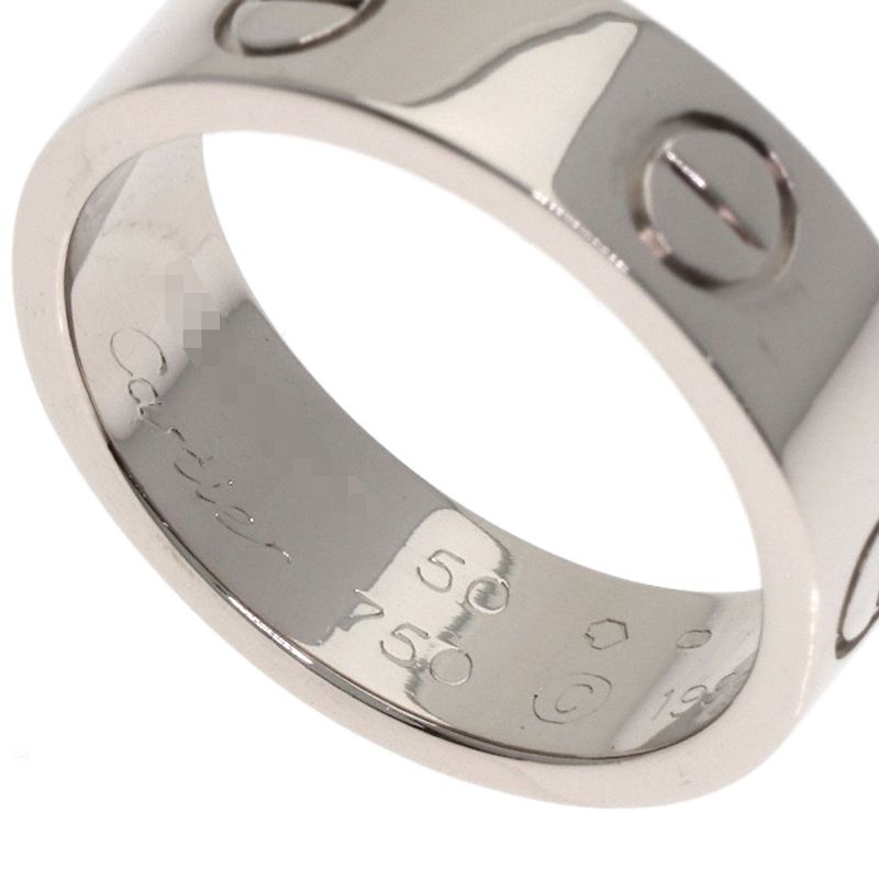 Cartier Love Ring 50 18K White Gold