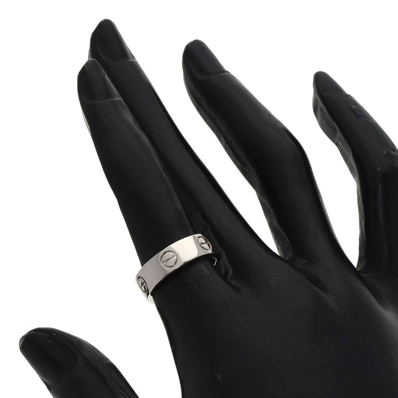 Cartier Love Ring 50 18K White Gold