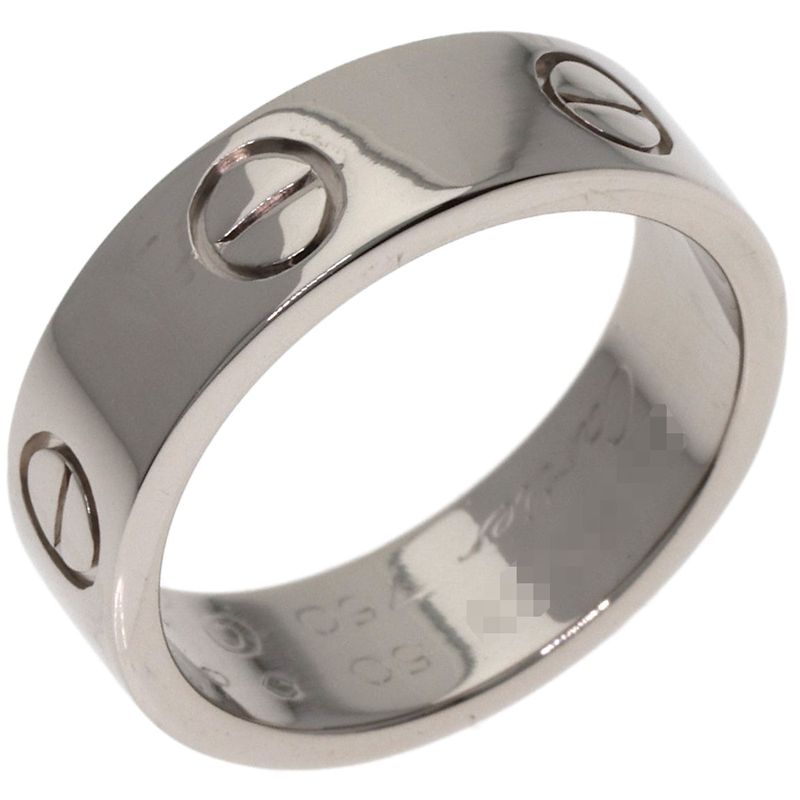 Cartier Love Ring 50 18K White Gold