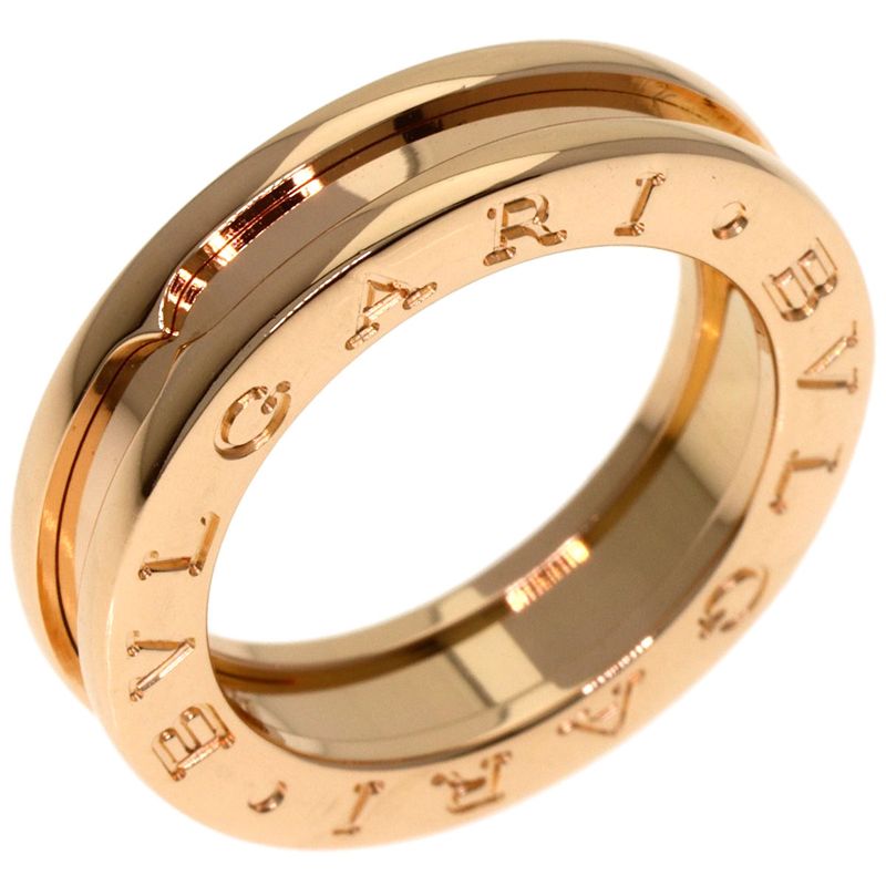 Bvlgari B-zero One Band 47 Ring 18K Pink Gold