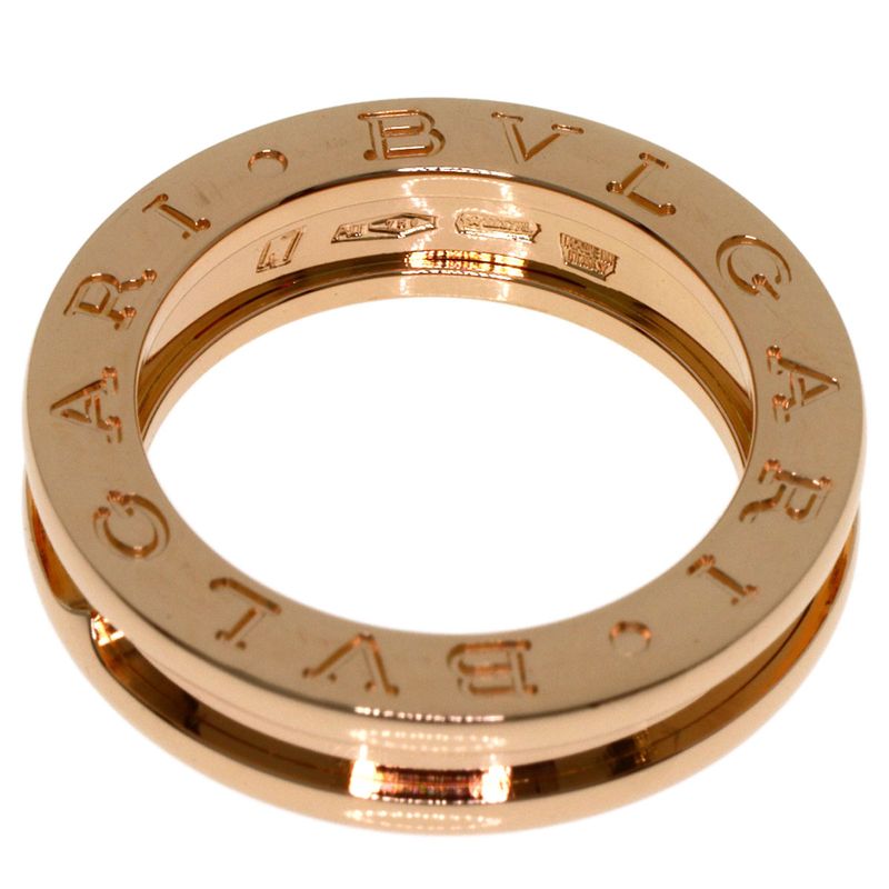 Bvlgari B-zero One Band 47 Ring 18K Pink Gold