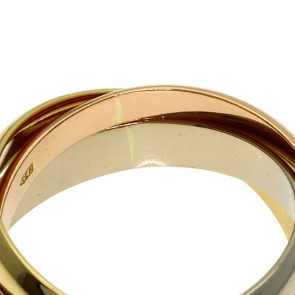 Cartier Trinity Ring 18K Yellow Gold 18K White Pink