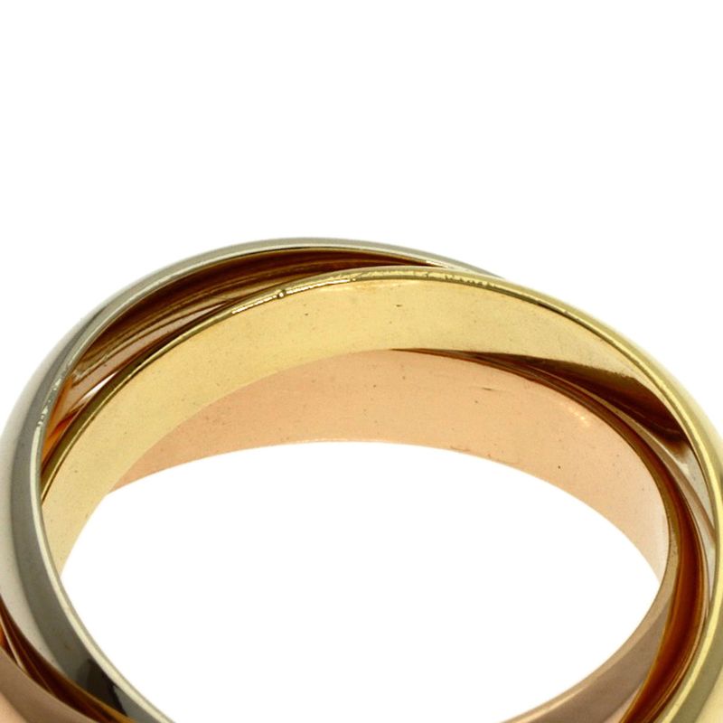 Cartier Trinity Ring 18K Yellow Gold 18K White Pink
