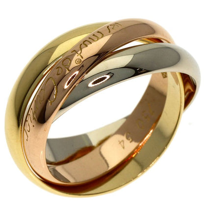 Cartier Trinity Ring 18K Yellow Gold 18K White Pink