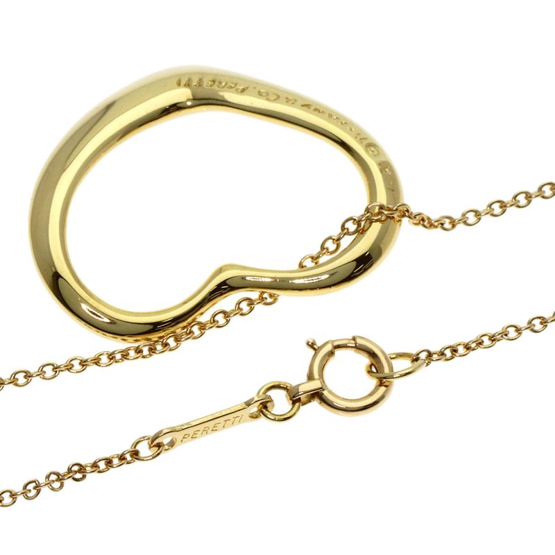 Tiffany & Co Open Heart Necklace 18K Yellow Gold