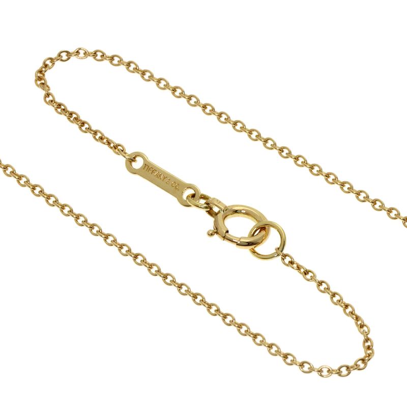 Tiffany & Co Open Heart Necklace 18K Yellow Gold