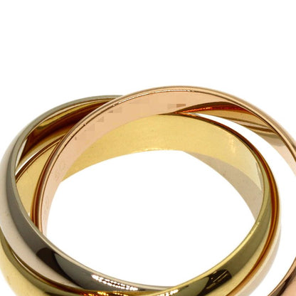 Cartier Trinity 50 Ring 18K Yellow Gold 18K White Pink