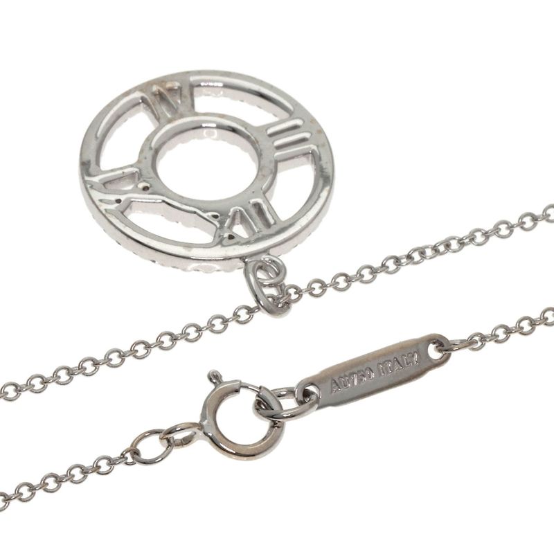 Tiffany & Co Atlas Diamond Necklace 18K White Gold