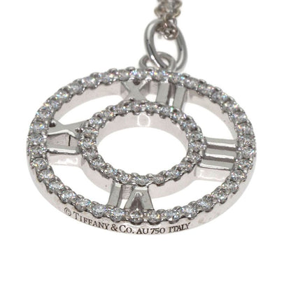 Tiffany & Co Atlas Diamond Necklace 18K White Gold