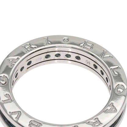 Bvlgari B-zero One Band Blue Topaz 54 Ring 18K White Gold