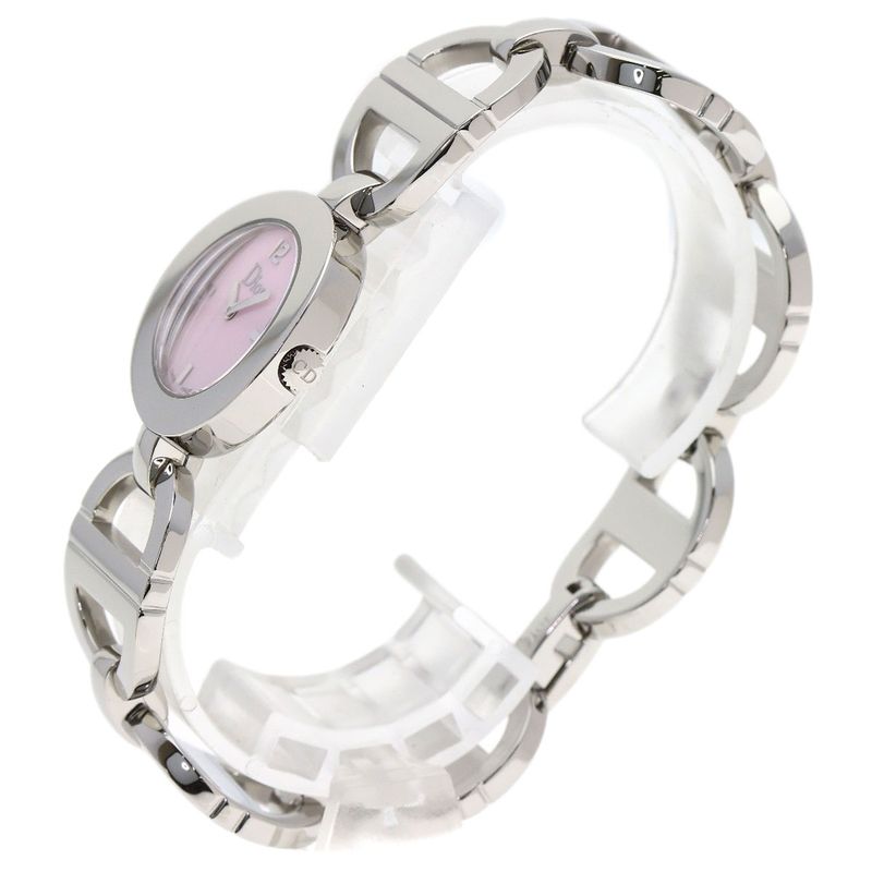 Dior Maris Watch SS Pink Shell