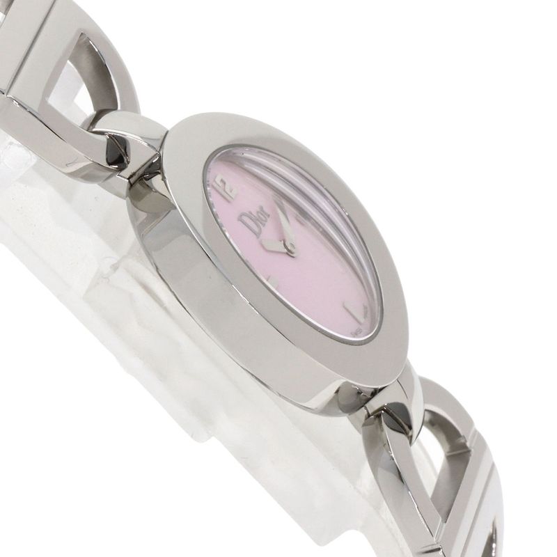 Dior Maris Watch SS Pink Shell