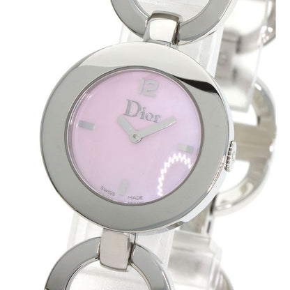 Dior Maris Watch SS Pink Shell