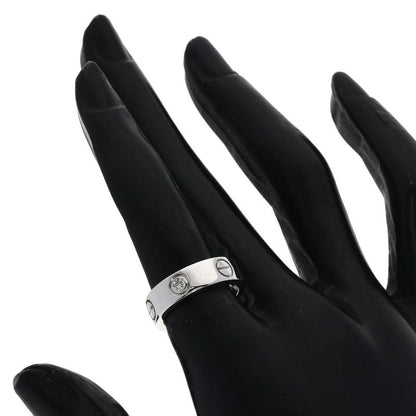 Cartier Love Ring Half Diamond 49 18K White Gold