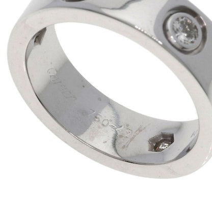 Cartier Love Ring Half Diamond 49 18K White Gold