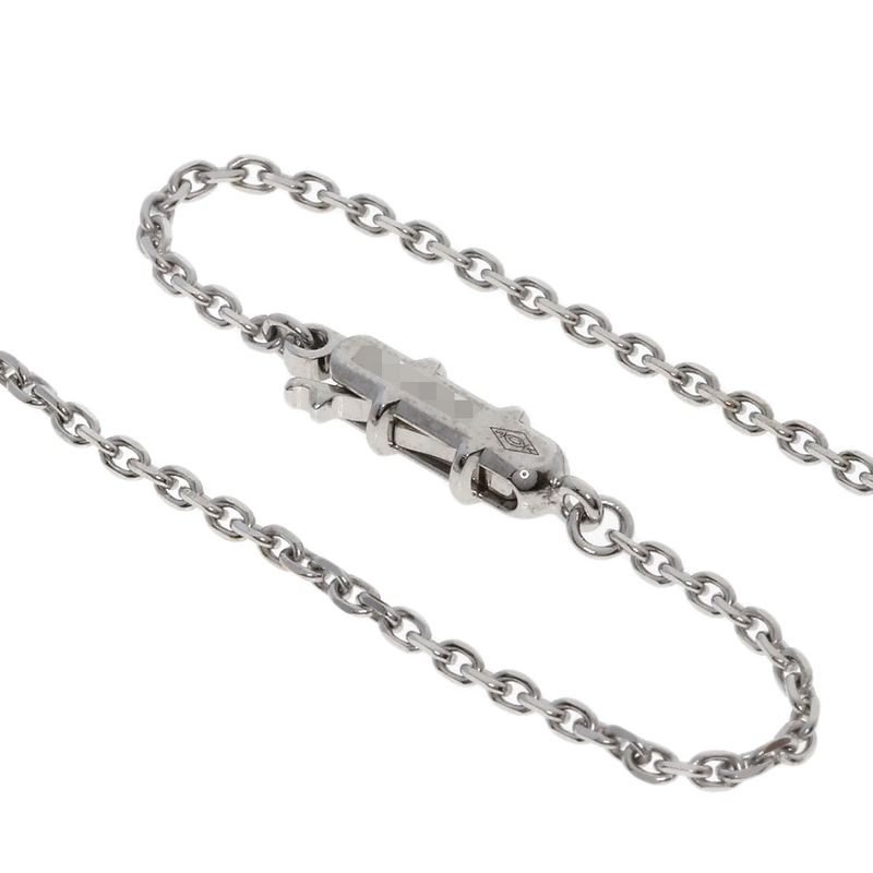 Cartier C Heart Necklace 18K White Gold