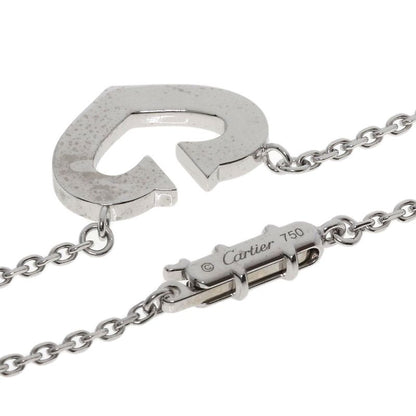 Cartier C Heart Necklace 18K White Gold