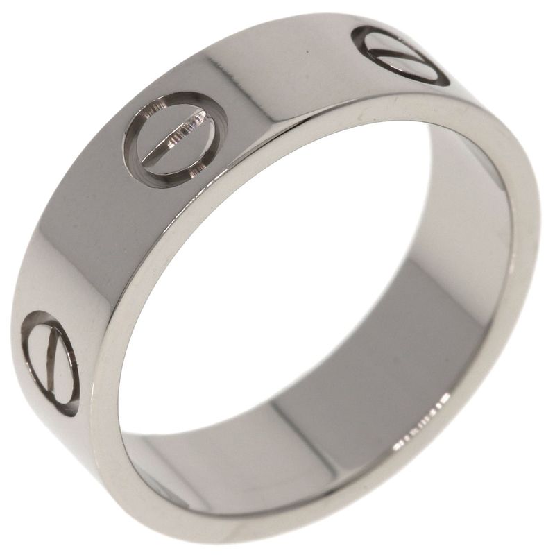 Cartier Love Ring 52 18K White Gold