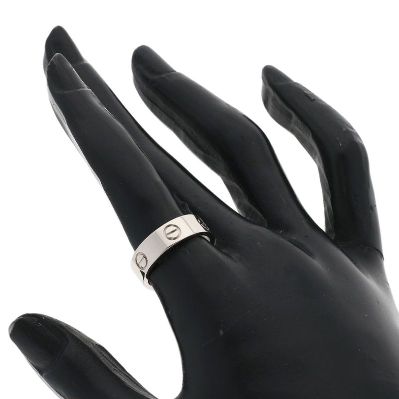 Cartier Love Ring 52 18K White Gold