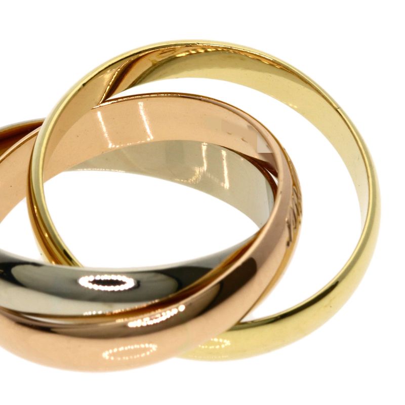 Cartier Trinity 49 Ring 18K Yellow Gold 18K Pink White