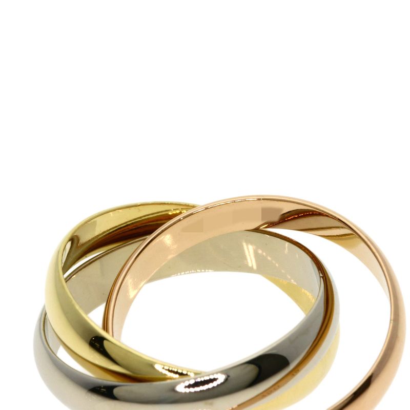 Cartier Trinity 49 Ring 18K Yellow Gold 18K Pink White