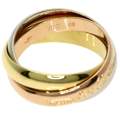 Cartier Trinity 49 Ring 18K Yellow Gold 18K Pink White