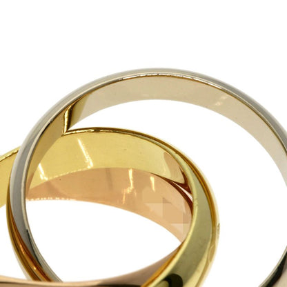 Cartier Trinity MM 51 Ring 18K Yellow Gold 18K Pink White